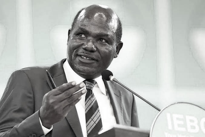 The late IEBC chairperson, Wafula Chebukati.